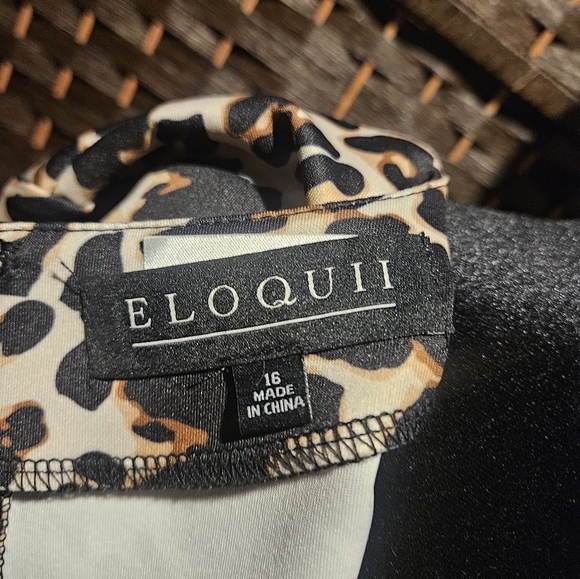 Eloquii animal print dress - Picture 4 of 5